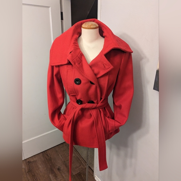Zara wool pea coat size large. - Picture 6 of 10